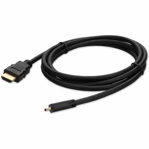 6ft HDMI 1.4 Male to Micro-HDMI 1.4 Male Black Cable For Resolution Up to 4096x2160 (DCI 4K)