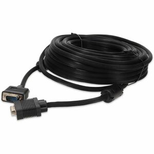 50ft VGA Male to VGA Male Black Cable For Resolution Up to 1920x1200 (WUXGA)