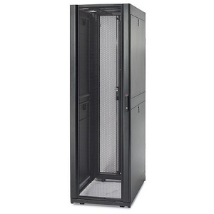 Schneider Electric NetShelter SX 42U 600mm Wide x 1070mm Deep Enclosure - 1250 lbs. Shock Packaging - For Server, Storage - 42U Rack Height x 19" (482.60 mm) Rack Width - Floor Standing - Black - 1022.73 kg Dynamic/Rolling Weight Capacity - 1363.64 kg Sta
