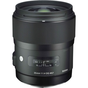 Sigma - 35 mm - f/16 - f/1.4 - Wide Angle Fixed Lens for Canon EF/EF-S