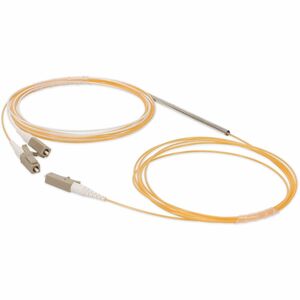 AddOn 3m LC (Male) to 2xLC (Male) Orange OM2 Simplex Fiber Splitter Cable With 50/50 Ratio