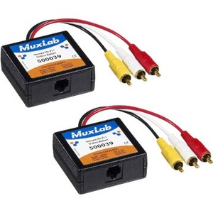 MuxLab Stereo Hi-Fi Video Balun 2-Pack