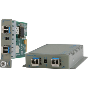 Omnitron Systems SFP to SFP Protocol-Transparent Fiber Converter