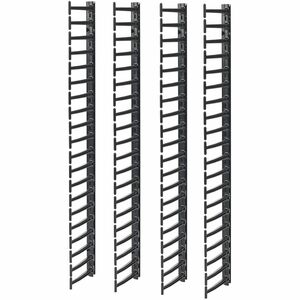 APC by Schneider Electric AR7717A Cable Organizer - Black - 4 Each Pack - TAA Compliant