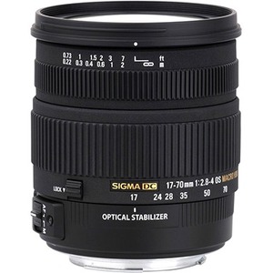 Sigma - 17 mm to 70 mm - f/22 - f/4 - Zoom Lens