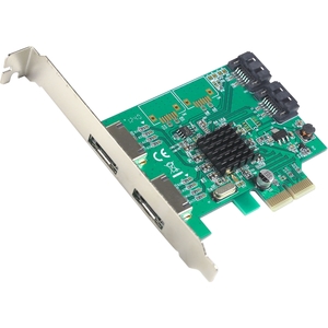 SYBA Multimedia SATA III 2 External 2 Internal 4-port PCI-e Version 2.0, x2 Slot Controller Card