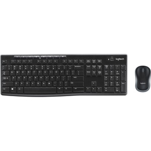 Logitech MK270 Wireless Keyboard and Mouse Combo for Windows, 2.4 GHz Wireless, Compact Mouse, 8 Multimedia and Shortcut Keys, 2-Year Battery Life, for PC, Laptop