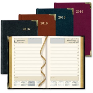 Daily Exec Planner, 1PPD, 12Mth Jan-Dec, Ast