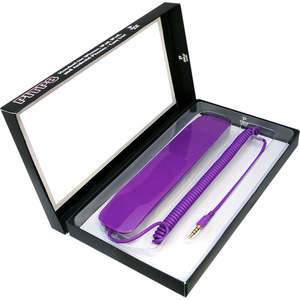 PyleHome Handset for iPhone, iPad, iPod, and Android Phones - Easy Use - Purple