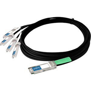 AddOn Arista Networks CAB-Q-S-2M Compatible TAA Compliant 40GBase-CU QSFP+ to 4xSFP+ Direct Attach Cable (Passive Twinax, 2m)