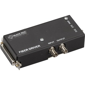 Black Box Async RS232 Extender over Fiber - DB25 Male, ST Multimode