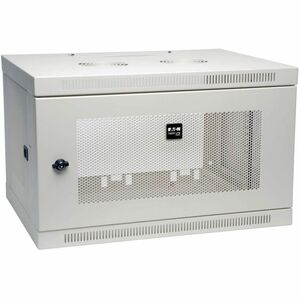 Tripp Lite 6U Wall Mount Rack Enclosure Server Cabinet Wallmount Doors Sides White