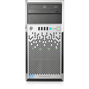 HPE ProLiant ML310e G8 4U Micro Tower Server - 1 x Intel Xeon E3-1220 v3 3.10 GHz - 4 GB RAM - Serial ATA/600 Controller