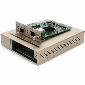 AddOn 10GBase-T RJ-45 & SFP+ Slot Standalone Media Converter Card Kit