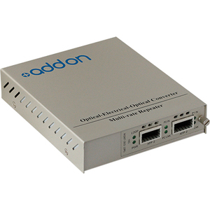 AddOn 10G OEO Converter (3R Repeater) with 2 Open XFP Slots Standalone Media Converter Card Kit