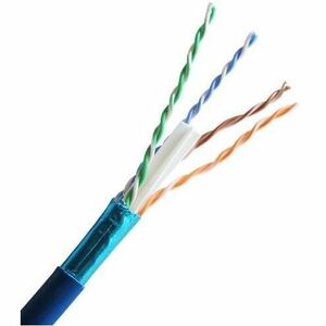 Comprehensive Cat 6 550 MHz Shielded Solid Blue Bulk Cable 1000ft