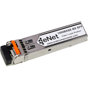 ENET Adva Compatible 0061004011 TAA Compliant Functionally Identical 1000BASE-BX-D SFP Bi-Di Tx1490nm/Rx1310nm Simplex LC Connector