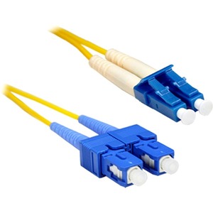 Cisco Compatible CAB-SM-LCSC-1M - 1M LC/SC Duplex Single-mode 9/125 OS1 or Better Yellow Fiber Patch Cable 1 meter LC-SC Individually Tested