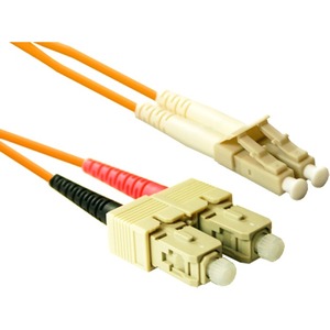 Compaq Compatible 221691-B23 - SC/LC 15 meter OM1 62.5/125 Orange Duplex Multimode PVC Fiver Optic Patch/Jumper Cable