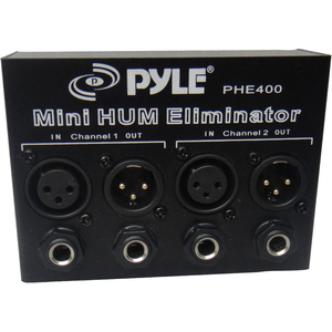 PylePro Hum/Noise Eliminator 2-Channel Box with XLR Jacks