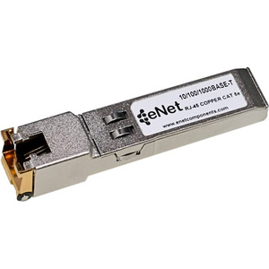 ENET Ruckus (Formerly Brocade) Compatible E1MG-TX TAA Compliant Functionally Identical 10/100/1000BASE-T SFP N/A RJ45 Connector