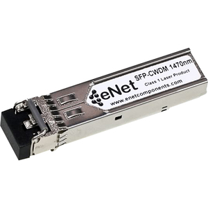 ENET Harmonic Compatible GSF9142-47 TAA Compliant Functionally Identical 1000BASE-CWDM SFP 1470nm 80km Duplex LC Connector