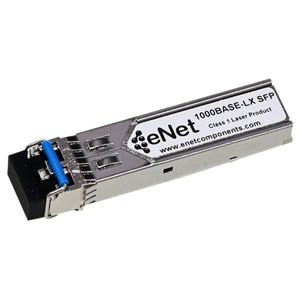 ENET Alcatel-Lucent Compatible iSFP-GIG-LX TAA Compliant Functionally Identical 1000BASE-LX SFP 1310nm 10km Duplex LC Connector Industrial Temp