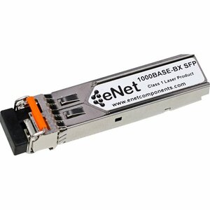 ENET 3Com Compatible 3CSFP85 TAA Compliant Functionally Identical 100BASE-BXD SFP Tx1550nm/Rx1310nm 20km DOM Single-mode LC Connector