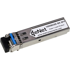 ENET 3Com Compatible 3CSFP86 TAA Compliant Functionally Identical 100BASE-BXU SFP Tx1310nm/Rx1550nm 20km DOM Single-mode LC Connector