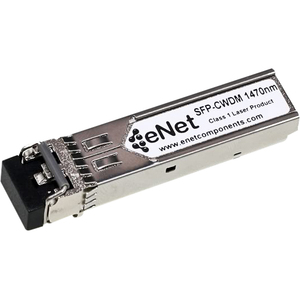 ENET Harmonic Compatible SFP9100-47 TAA Compliant Functionally Identical 1000BASE-CWDM CWDM SFP 1470nm Duplex LC Connector