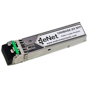 ENET Avaya-Nortel Compatible AA1419052-E6 TAA Compliant Functionally Identical 1000BASE-ZX SFP 1550nm Duplex LC Connector