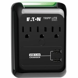 Tripp Lite Surge 3 Outlet 120V USB Charger Tablet Smartphone Ipad Iphone