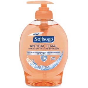 Hand Soap Pump, 7.5oz., Antibacterial, 12/CT, Crisp Clean