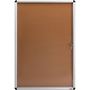 Natural... 24/" Height x 36/" Width Lorell Dry Erase//Cork Board Combination