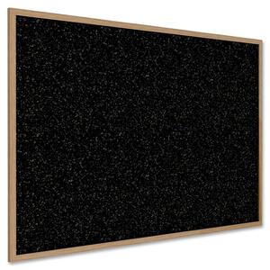 36.5X48.5 Wood Frm Oak Finish, Recycled Rubbr Tb Tanspeckled