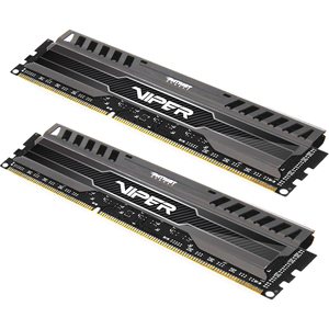 Patriot Memory Viper 3 Series, Black Mamba, DDR3 16GB (2 x 8GB) 1600MHz Dual Channel Kit