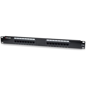 Intellinet Network Solutions 16-Port Rackmount Cat5e UTP 110/Krone Patch Panel, 1U