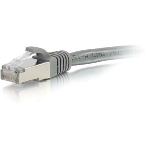 C2G 12ft Cat6a Snagless Shielded (STP) Network Patch Cable - Gray