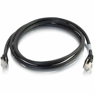 C2G 7ft Cat6 Ethernet Cable - Snagless Shielded (STP) - Black