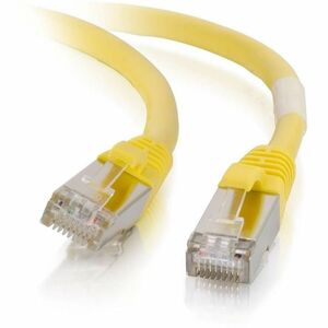 C2G 14ft Cat6 Snagless Shielded (STP) Network Patch Cable - Yellow