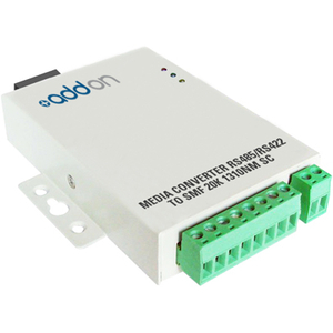 AddOn Serial RS485/RS422 to Fiber SMF 1310nm 20km SC Serial Media Converter