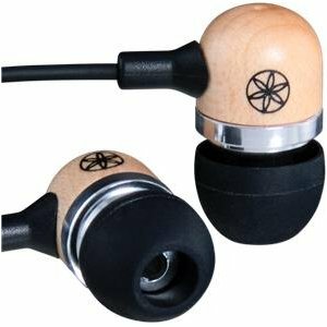 Allsop Wood Ear Bud with Microphone - Black