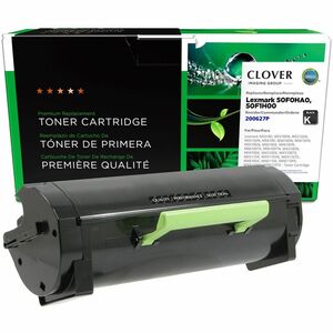 CIG Remanufactured High Yield Laser Toner Cartridge - Alternative for Lexmark Lexmark 500HA, Lexmark 501H, Lexmark 502, Lexmark 502H, Lexmark 50F0HA0, Lexmark 50F1H00, Lexmark 50F2000, Lexmark 50F2H0, Lexmark 50F2H00, Lexmark 50F4H00 - Black - 1 Each