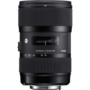 Sigma - 18 mm to 35 mm - f/16 - f/1.8 - Wide Angle Zoom Lens for Nikon F