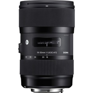 Sigma - 18 mm to 35 mm - f/1.8 - Wide Angle Zoom Lens for Nikon F