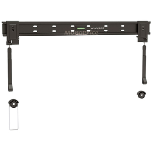 Monoprice Ultra-Slim Low Profile Wall Mount for Flat Panel Display - Black