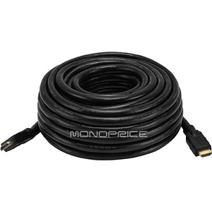 Monoprice 40ft 24AWG CL2 Standard HDMI Cable - Black