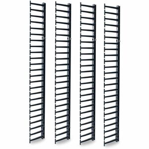 APC by Schneider Electric Cable Organizer - Black - 4 Pack Pack