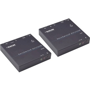 Black Box ServSwitch DVI-D USB KVM-over-Fiber Extender, Single-Mode