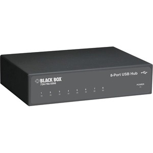 Black Box USB Hub, 8-Port, RS-232/RS-422/RS-485